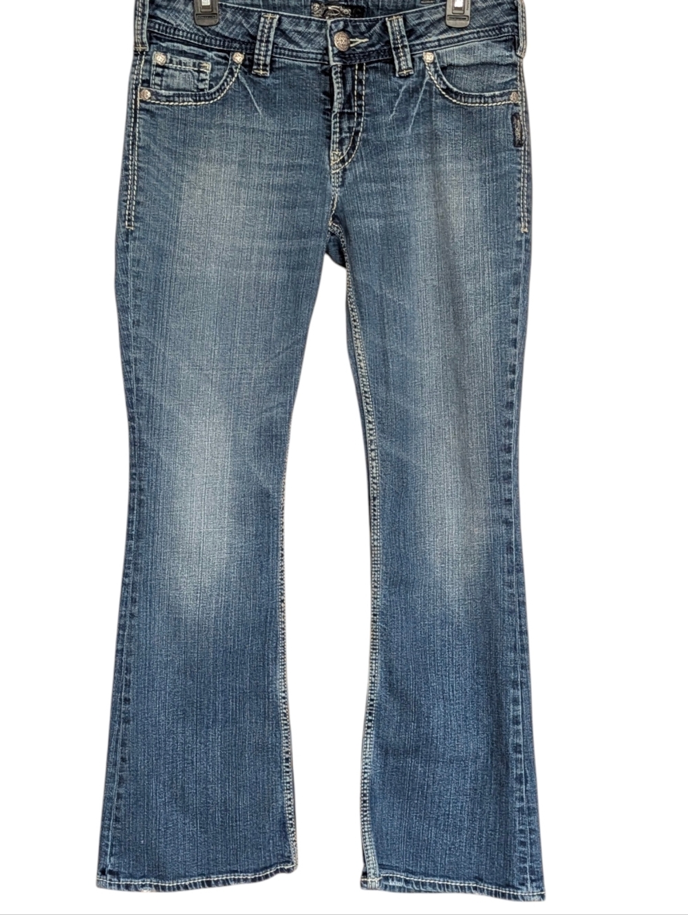 Silver Jeans Suki Surplus Bootcut Jeans 31 X 32 Western Casual Back Flap Pocket